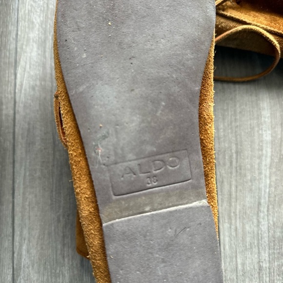 Aldo Tan Suede Moccasin Shoes - Picture 6 of 6